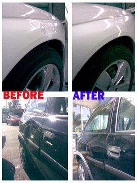 Paintless Dent Removal Before / After